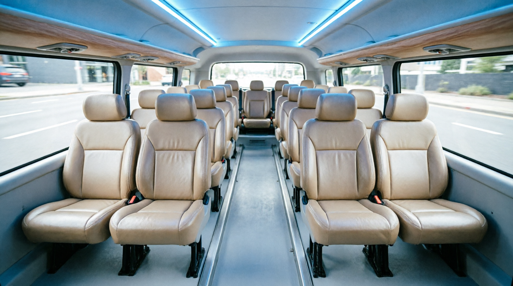 12 Seater Urbania interior
